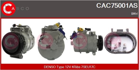 CAC75001AS CASCO Brand New HQ kompresszor, klíma