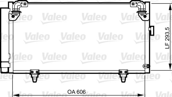 COND SUBARU LEGACY III   IV, OUTBAC