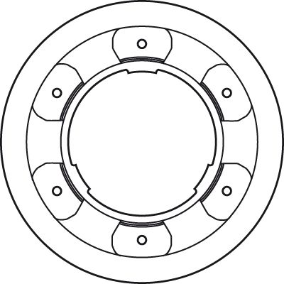 TRW BRAKE DISC - TecDoc 2