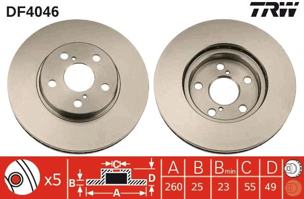 PAIRE DE DISQUES  9900