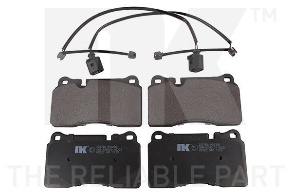 Bremsbelagsatz, Scheibenbremse