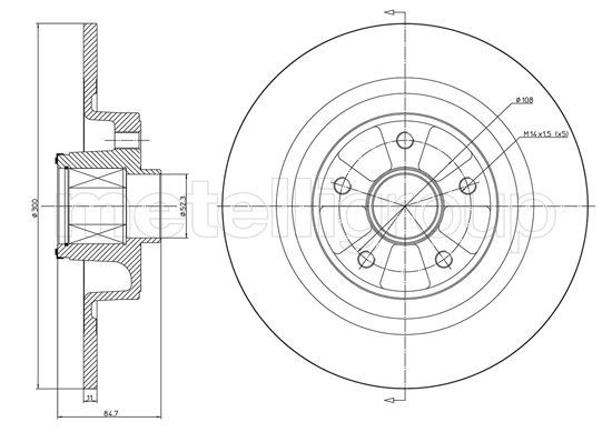 Brake Disc 23-1396