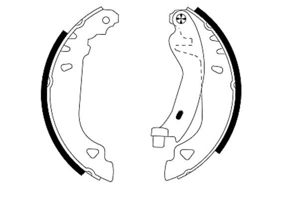 Brake Shoe Set 91049100