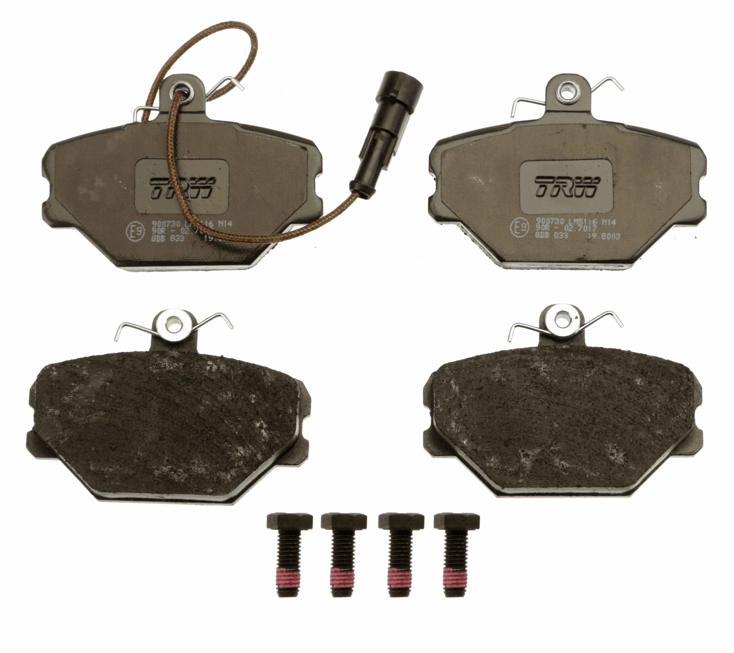 TRW DISC BRAKE PADS - TecDoc 2