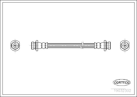 FLEXIBLE DE FREIN SUZUKI WAGON-B  0705