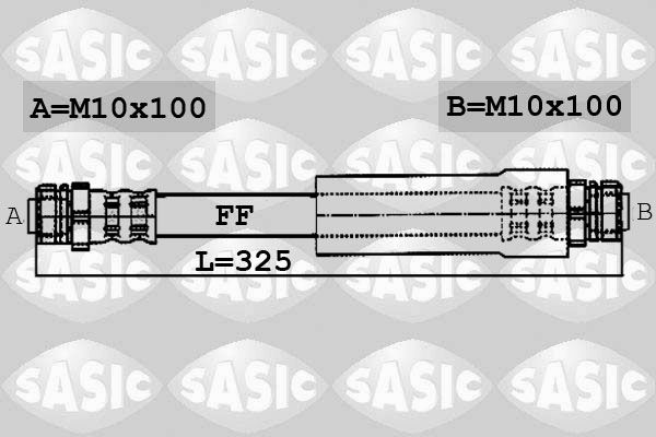 6606120 SASIC fékcső