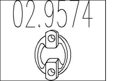 TAMPON CAUCIUC AMORTIZOR ESAPAMENT MTS 029574