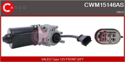 CASCO CWM15146AS Двигун склоочисника для IVECO (Ивеко)