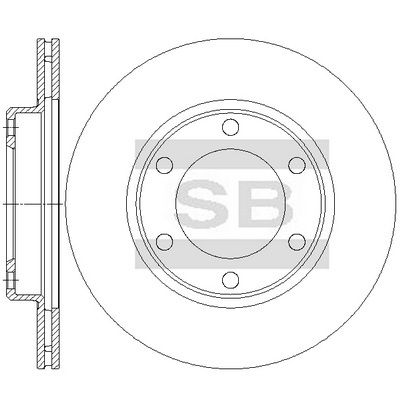 спирачен диск Hi-Q SD4043