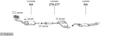 SISTEM DE ESAPAMENT BOSAL SYS06244