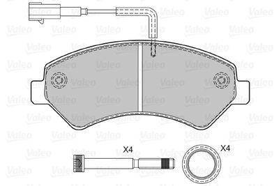 Brake Pad Set, disc brake 601276