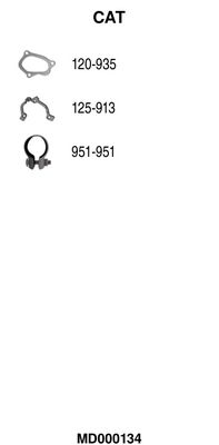 CATALIZATOR FA1 MD000134