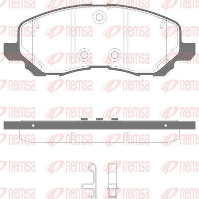 Brake Pad Set, disc brake 0804.41