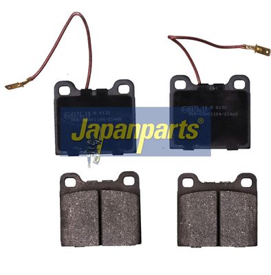 JAPANPARTS Stabdžių trinkelių rinkinys, diskinis stabdys