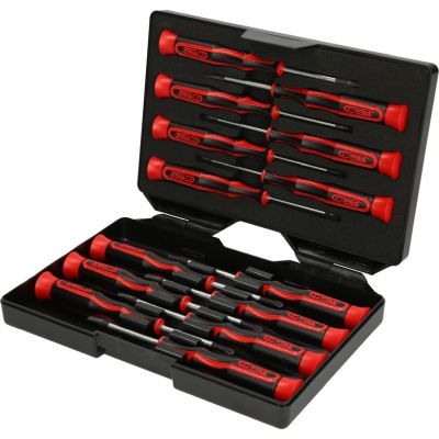 Ks Tools - Súprava skrutkovačov na jemnú mechaniku PH, drážka, Torx, 14ks