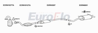 Układ wydechowy EUROFLO RNSCE19D6015C