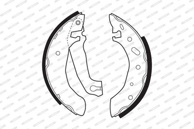 SET SABOTI FRANA FERODO FSB297 1