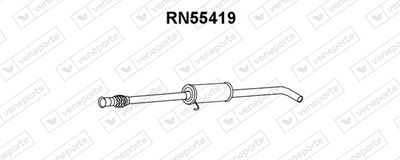 VENEPORTE RN55419 Глушитель выхлопных газов  для RENAULT MEGANE I Classic (LA0/1_) 1.6 i (LA0L)
