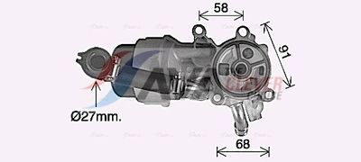RADIATOR ULEI ULEI MOTOR AVA Clever Choice CN3307H 1
