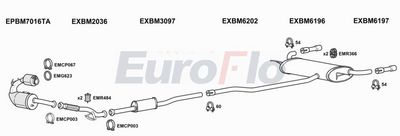 Układ wydechowy EUROFLO MIPAC20D4014