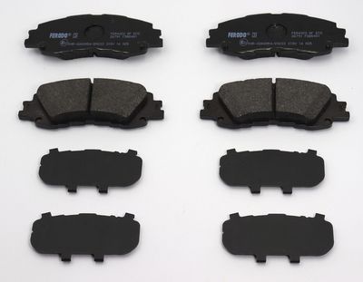 Remblokken set Voor , past: TOYOTA YARIS 1.5/1.5H 02.20-