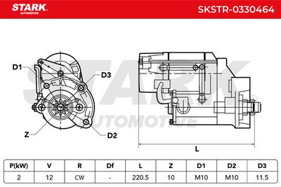 стартер STARK SKSTR-0330464