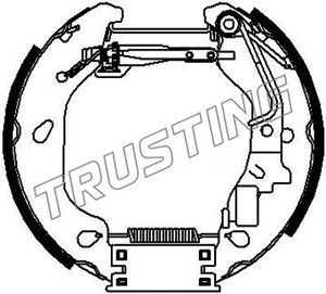 Комплект тормозных колодок TRUSTING 6383 для ZASTAVA 10