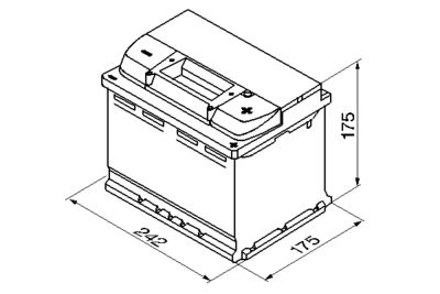 Starter Battery 0 092 S50 040