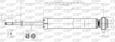 Амортизатор OPEN PARTS SAB8331.32 для MITSUBISHI OUTLANDER