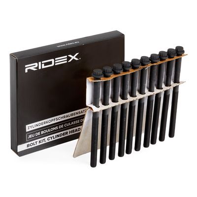 комплект болтове на капака на клап. (на цилиндровата глава) RIDEX 1217B0078