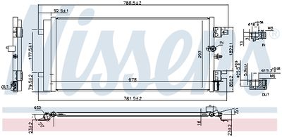 Condensator, climatizare NISSENS 940589