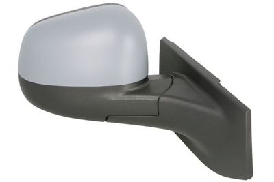 Zijspiegel Rechts (elektrisch, in reliëf, met verwarming, under-coated) past: CHEVROLET SPARK 03.10-11.15