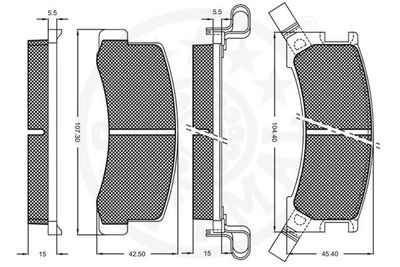 SET PLACUTE FRANA FRANA DISC OPTIMAL 9543 1