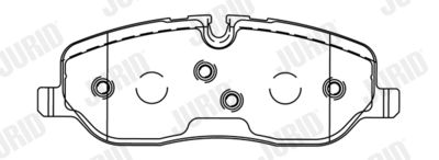 Brake Pad Set, disc brake 572521J
