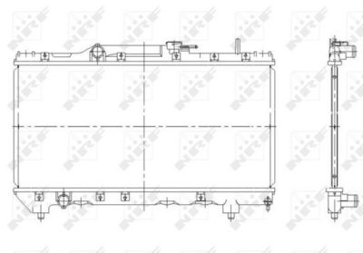 Radiator, engine cooling 507590