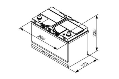 Batteri BOSCH 0 092 S4E 410