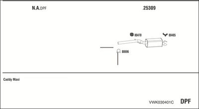 SISTEM DE ESAPAMENT WALKER VWK030401C