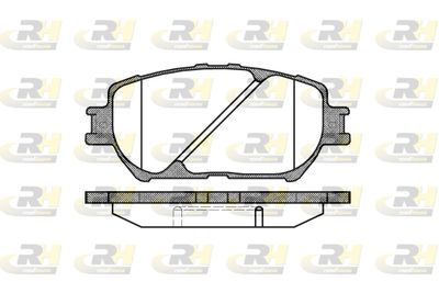 Комплект тормозных колодок, дисковый тормоз ROADHOUSE 2884.00 для TOYOTA SOLARA