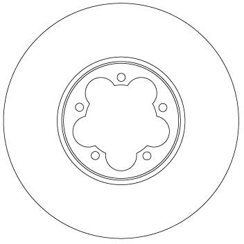 Brake disc Voor Links/Rechts ((EN) M12x1.5) past: FORD TRANSIT V363 2.0D-Electric 08.13-