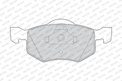 BREMSBELAGSATZ SCHEIBENBREMSE FERODO FDB1571 1