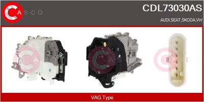 Zámek dveří CASCO CDL73030AS