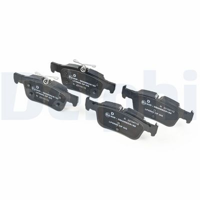 Brake Pad Set, disc brake LP3590