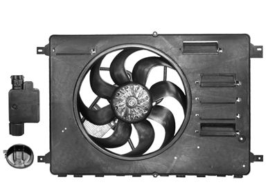 Вентилятор, охлаждение двигателя VAN WEZEL 1881746 для FORD S-MAX