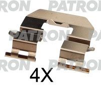 Комплектующие, колодки дискового тормоза PATRON PSRK1294 для KIA SORENTO
