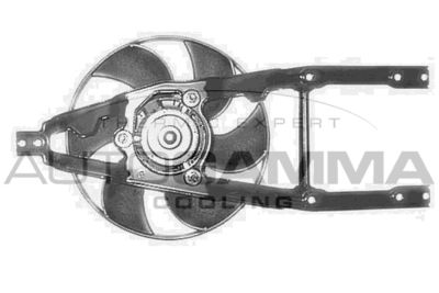 Вентилятор, охлаждение двигателя AUTOGAMMA GA201191 для FIAT CINQUECENTO