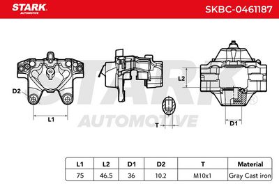 спирачен апарат STARK SKBC-0461187