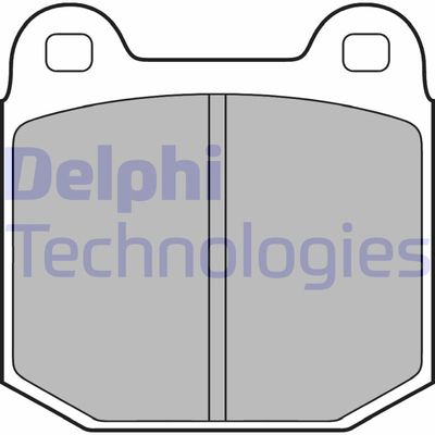 Комплект тормозных колодок, дисковый тормоз DELPHI LP1814 для OPEL SPEEDSTER