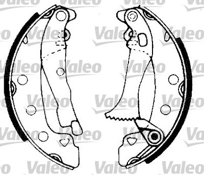 Комплект тормозных колодок VALEO 562107 для FIAT ARGENTA