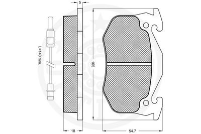 Brake Pad Set, disc brake 9352