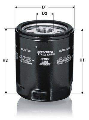 TECNECO FILTERS OL353 Масляный фильтр  для FIAT COUPE (Фиат Коупе)